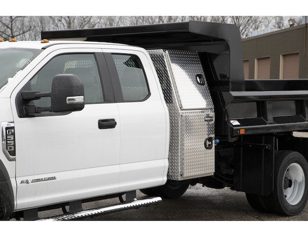 Load image into Gallery viewer, DIAMOND TREAD ALUMINUM BACKPACK TRUCK TOOL BOX SERIES WITH OFFSET FLOOR
