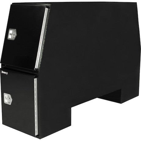 Load image into Gallery viewer, 55x24x85 Inch Gloss Black Steel Service Body Backpack Truck Box
