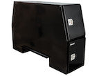 GLOSS BLACK STEEL BACKPACK TRUCK TOOL BOX SERIES WITH OFFSET FLOOR