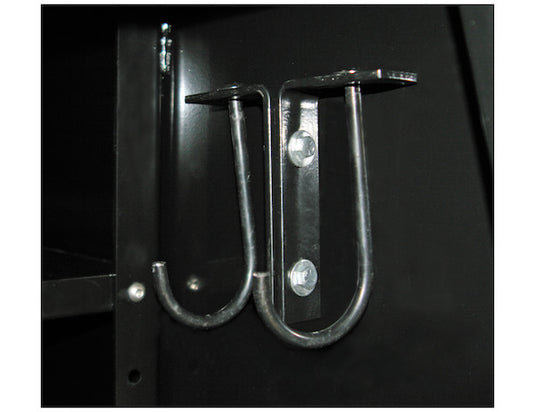 GLOSS BLACK STEEL BACKPACK TRUCK TOOL BOX SERIES WITH OFFSET FLOOR