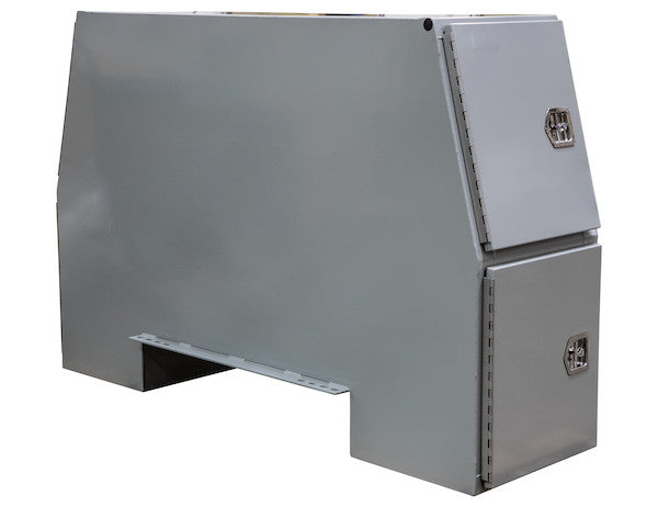 Load image into Gallery viewer, PRIMED STEEL BACKPACK TRUCK TOOL BOX SERIES WITH OFFSET FLOOR
