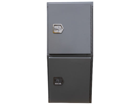 PRIMED STEEL BACKPACK TRUCK TOOL BOX SERIES WITH OFFSET FLOOR