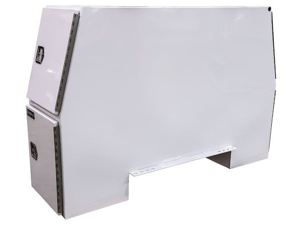 Load image into Gallery viewer, GLOSS WHITE STEEL BACKPACK TRUCK TOOL BOX SERIES WITH OFFSET FLOOR
