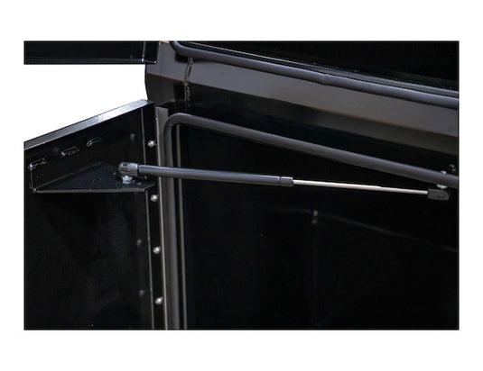 GLOSS BLACK STEEL L-PACK TRUCK TOOL BOX SERIES WITH OFFSET FLOOR