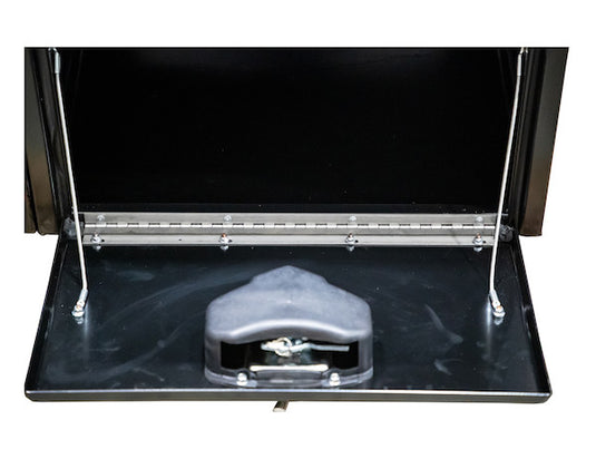 GLOSS BLACK STEEL L-PACK TRUCK TOOL BOX SERIES WITH OFFSET FLOOR