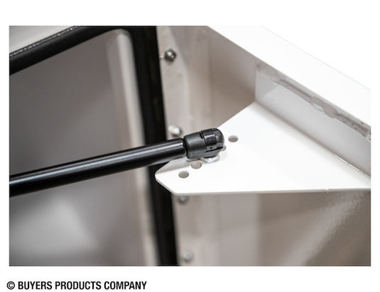 GLOSS WHITE STEEL L-PACK TRUCK TOOL BOX SERIES WITH OFFSET FLOOR