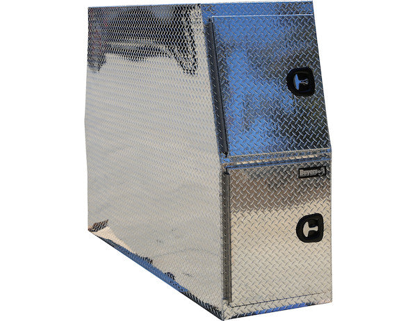 Load image into Gallery viewer, 59x24x85 Inch Flat Floor Diamond Tread Aluminum Backpack Truck Box
