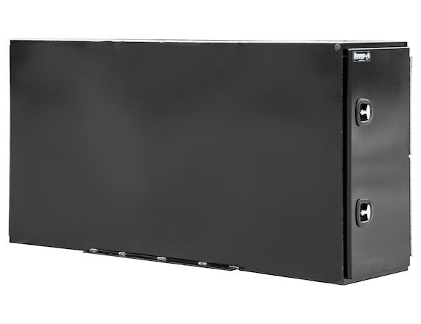 Load image into Gallery viewer, GLOSS BLACK STEEL STRAIGHT SIDE BACKPACK TRUCK TOOL BOX SERIES WITH FLAT FLOOR AND ADJUSTABLE SHELVING
