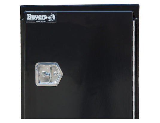 GLOSS BLACK STEEL STRAIGHT SIDE BACKPACK TRUCK TOOL BOX SERIES WITH FLAT FLOOR