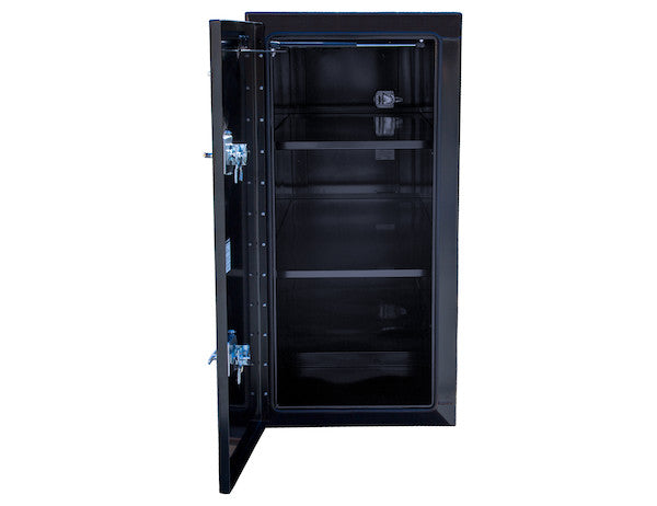Load image into Gallery viewer, GLOSS BLACK STEEL STRAIGHT SIDE BACKPACK TRUCK TOOL BOX SERIES WITH FLAT FLOOR
