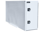 GLOSS WHITE STEEL STRAIGHT SIDE BACKPACK TRUCK TOOL BOX SERIES WITH FLAT FLOOR