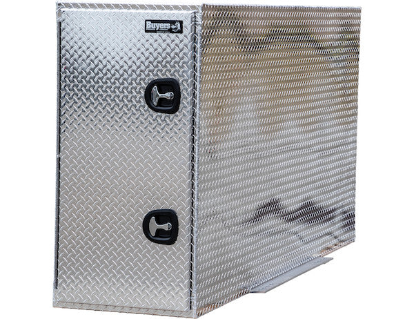 Load image into Gallery viewer, DIAMOND TREAD ALUMINUM STRAIGHT SIDE BACKPACK TRUCK TOOL BOX SERIES WITH FLAT FLOOR
