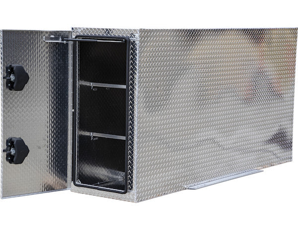 Load image into Gallery viewer, DIAMOND TREAD ALUMINUM STRAIGHT SIDE BACKPACK TRUCK TOOL BOX SERIES WITH FLAT FLOOR
