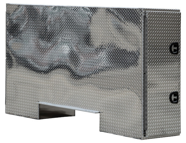 Load image into Gallery viewer, DIAMOND TREAD ALUMINUM STRAIGHT SIDE BACKPACK TRUCK TOOL BOX SERIES WITH OFFSET FLOOR
