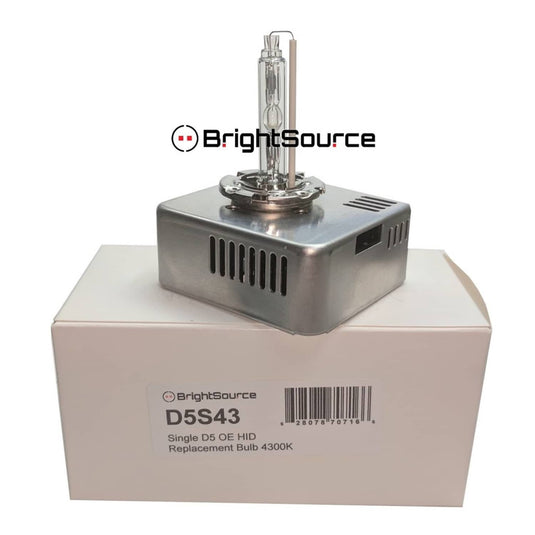 Brightsource Single D5 Oe Replacement Bulb 4300K - BRT-D5S43 - Absolute Autoguard