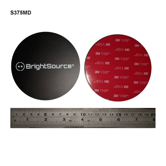 Brightsource Self-adhesive Metal Disc for Non-magnetic Surfaces - BRT-S375MD - Absolute Autoguard