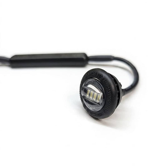 Brightsource Amber Penny Light with Strobe (single) - BRT-S8SM2AA - Absolute Autoguard