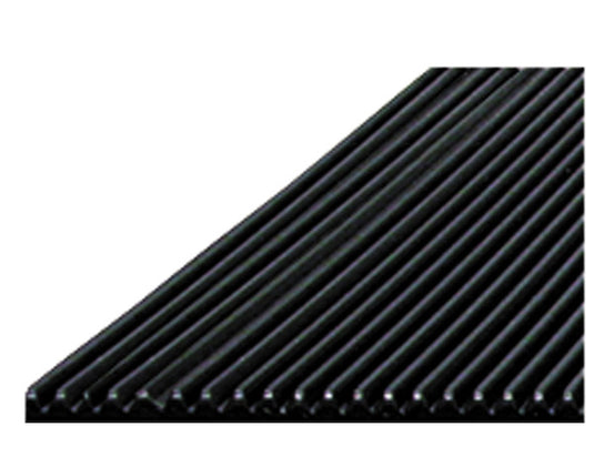 Multi-Material Composite Black Mudflaps .25x24x24 Inch
