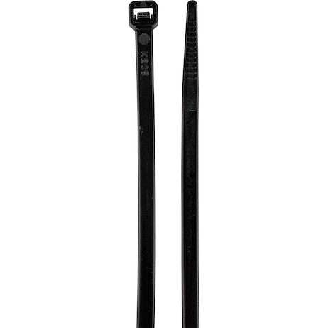 Load image into Gallery viewer, 0.180 x 11 Inch Black Weather Resistant Zip Ties 50 Pound/500 Pieces
