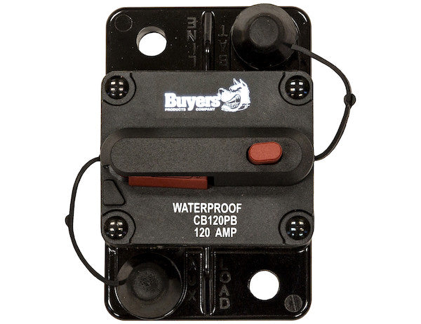 Load image into Gallery viewer, 120 Amp Circuit Breaker With Manual Push-to-Trip Reset
