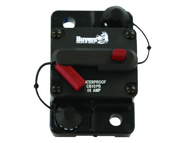 Load image into Gallery viewer, 80 Amp Circuit Breaker With Manual Push-to-Trip Reset
