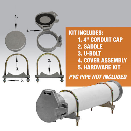 Load image into Gallery viewer, 8 Inch Diameter PVC Conduit Carrier Kit

