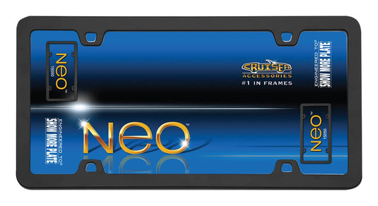 Cruiser Accessories L/Plate Frm Neo Black - CRZ-15050 - Absolute Autoguard