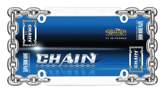 Cruiser Accessories L/Plate Frm Chain Chrome - CRZ-20530 - Absolute Autoguard
