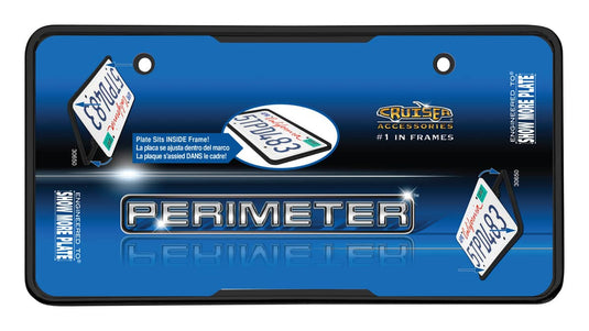 Cruiser Accessories L/Plate Frm Perimeter Black - CRZ-30650 - Absolute Autoguard