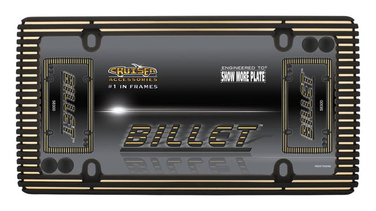 Cruiser Accessories L/Plate Frm Billet Matte Black - CRZ-58300 - Absolute Autoguard