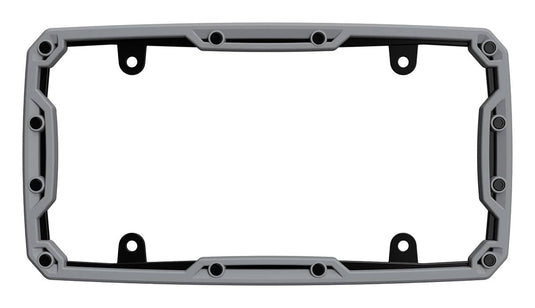 Cruiser Accessories License Plate Frame Beadlock Matte Gray/Black - CRZ-58650 - Absolute Autoguard