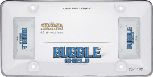 Cruiser Accessories Bubble License Plate Shield - CRZ-72100 - Absolute Autoguard