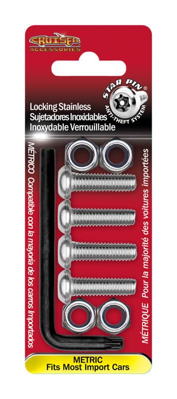 Cruiser Accessories Plate Mount Kit-metric Star Pin Locking - CRZ-81300 - Absolute Autoguard