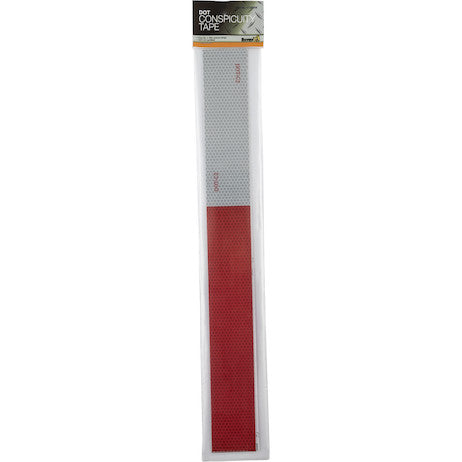 150 Foot Roll Of DOT Conspicuity Tape With 11-Inch Red And 7-Inch White Lengths