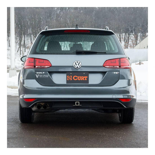 CURT Class 1/2 Hitch with 1-1/4 Receiver — 2015-2019 Volkswagen Golf Alltrack/Golf SportWagen - CUR-11422 - Absolute Autoguard