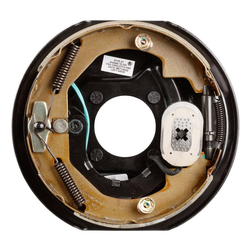 Load image into Gallery viewer, CURT Electric Trailer Brake Assembly - 10" x 2-1/4" Brake Size, 4-Bolt, 3,500-lb. Axles, Left (Driver) Side
