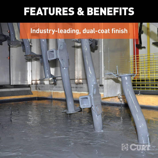 CURT Class 3/4 Hitch with 2-Inch Receiver — 2006-2014 Honda Ridgeline - CUR-13385 - Absolute Autoguard
