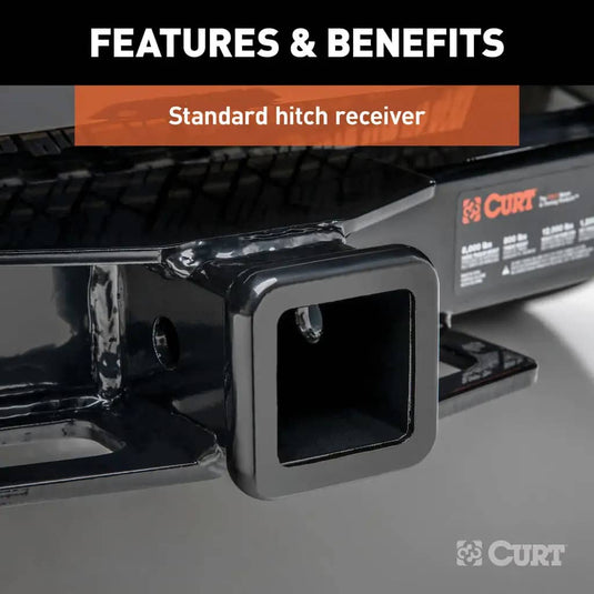 CURT Class 3/4 Hitch with 2-Inch Receiver — 2022-2026 Hyundai Ioniq 5 - CUR-13647 - Absolute Autoguard