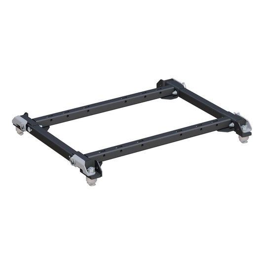 CURT Puck System 5th Wheel Adapter with Rails (25K), With 5th Wheel Prep Package - 2013-2027 Ram 2500/3500