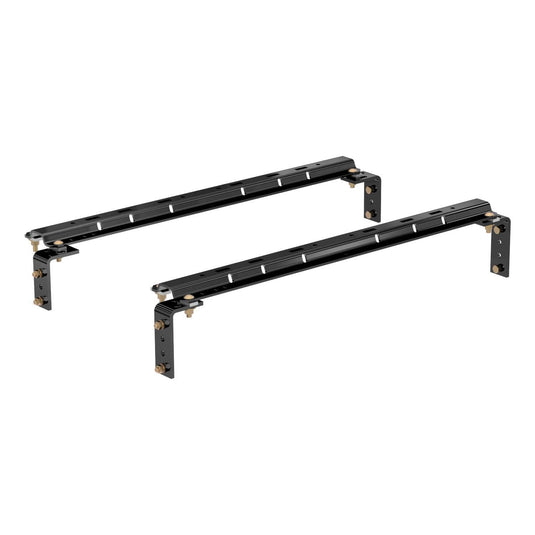 CURT Universal 5th Wheel Base Rails, 25K (Gloss Black, Part 16100)