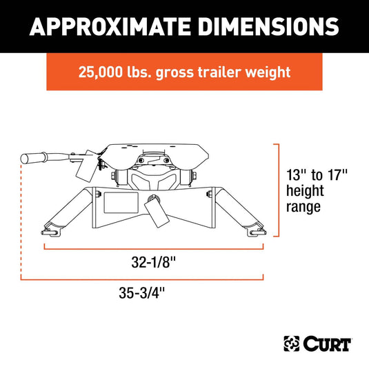 CURT A25 5th Wheel Hitch