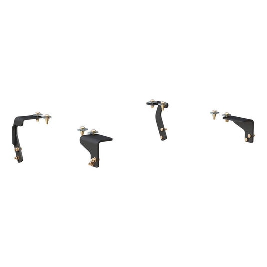 CURT Semi-Custom 5th Wheel Brackets (Drilling Required), Select Configurations (see fitment table) - 2011-2018 Ram 1500, 2019-2024 Ram 1500 Classic, 2009-2010 Dodge Ram 1500
