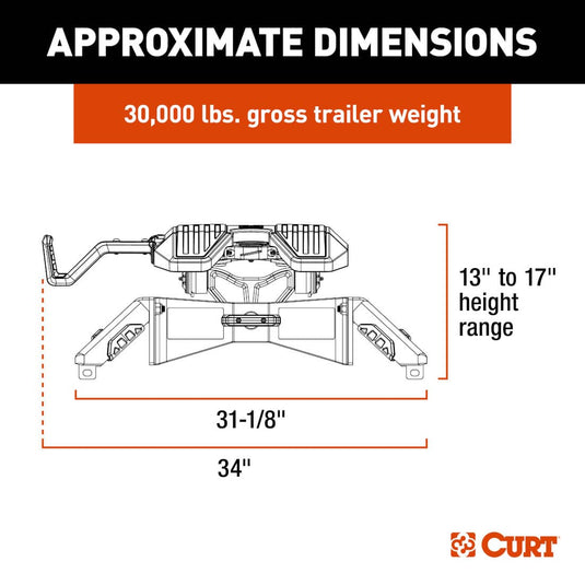 CURT PowerRide 30K 5th Wheel Hitch