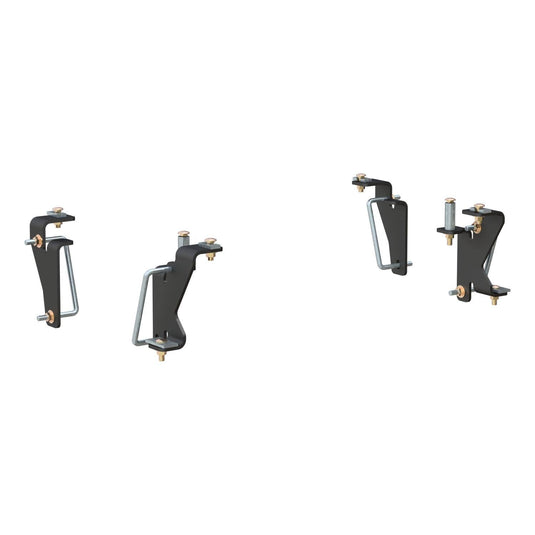 CURT Custom 5th Wheel Brackets, Extended Crew Cab Pickup (Dodge Ram 1500); Excluding Cab & Chassis (Dodge Ram 2500, Dodge Ram 3500, Ram 3500); Mega Cab Only (Dodge Ram 1500) - Select 2003-2010 Dodge, 2011-2012 Ram Models (see fitment table)
