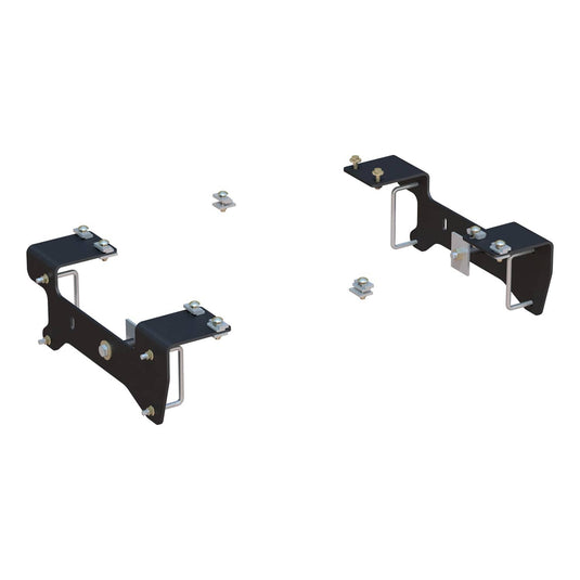 CURT Custom 5th Wheel Brackets, Select Configurations (see fitment table) - 2019-2026 Chevrolet Silverado 1500 & GMC Sierra 1500, 2022 Chevrolet Silverado 1500 LTD & GMC Sierra 1500 Limited