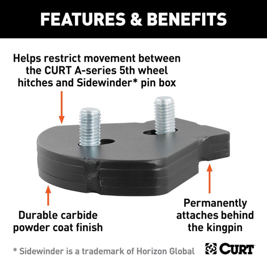 CURT A-Series 5th Wheel Wedge Kit