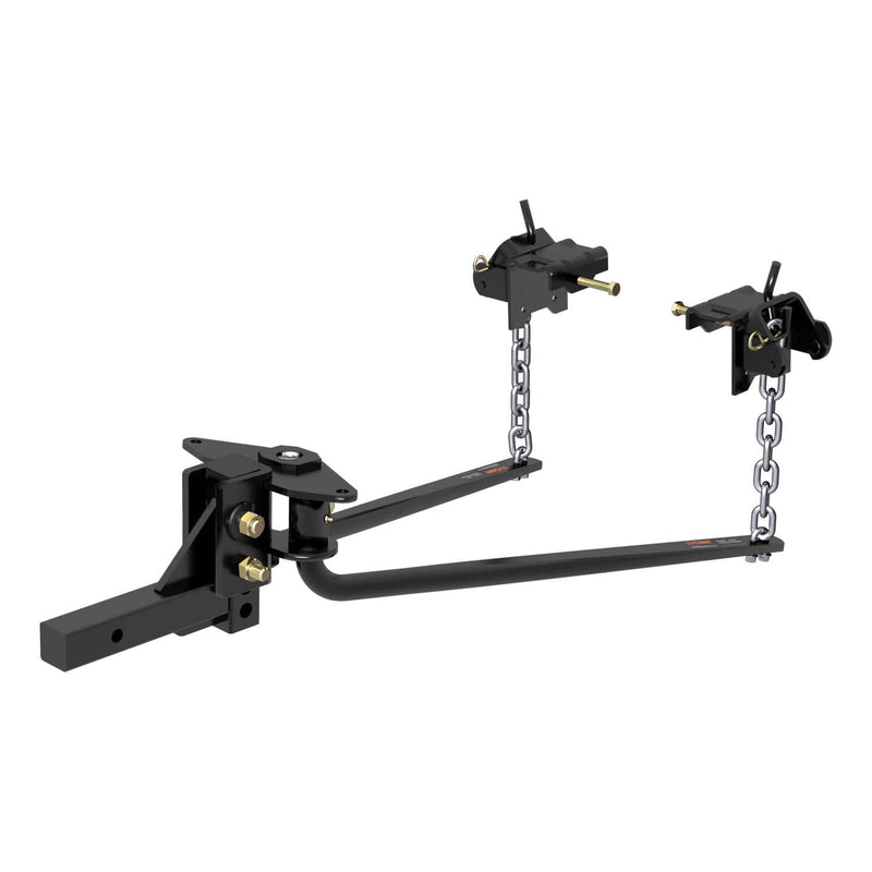 Load image into Gallery viewer, CURT Round Bar Weight Distribution Hitch with Integrated Lubrication (5-6K)
