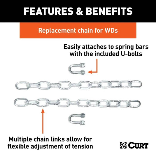 CURT Replacement Weight Distribution Chain Kit