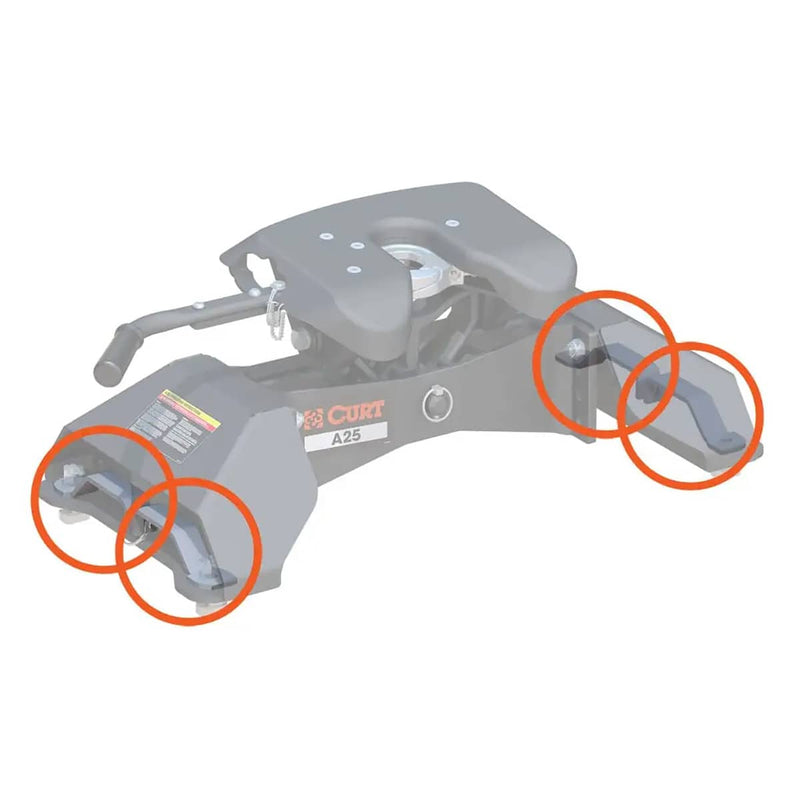 Load image into Gallery viewer, CURT Replacement 5th Wheel Puck System Handles for Ford (Fits 16017, 16020)

