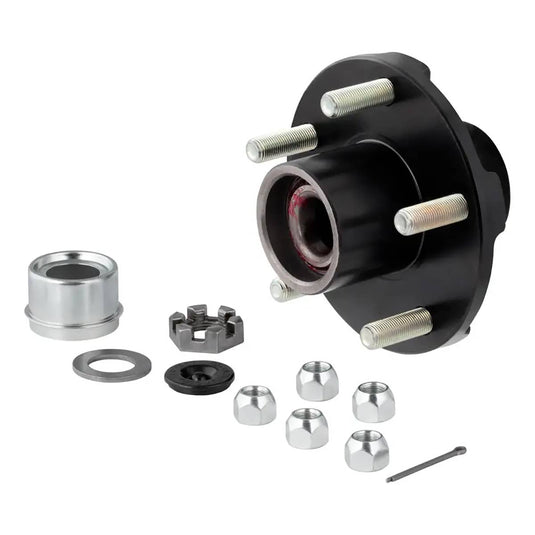 CURT Idler Hub Complete Kit with Installed Bearings, 2,200-lb. Axles, 5 on 4-1/2" Bolt Pattern, 8-12" Wheels